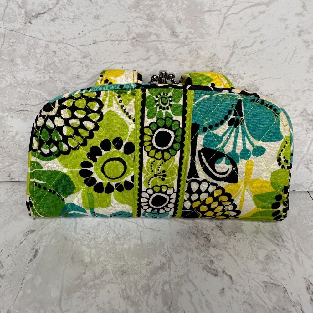 Vera Bradley Limes Up Quilted Wallet - Picture 2 of 13